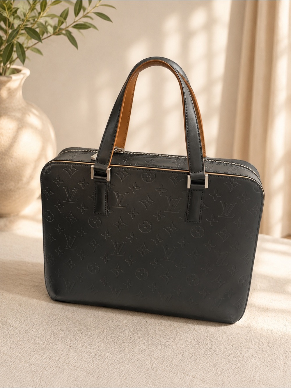 Authentic Louis Vuitton Marden Monogram Mat Graphite Business Bag Briefcase - Picture 2 of 16